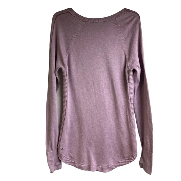 Lululemon Hello Aloe Pullover Sweater Lilac Purple 8 Modal Silk Crew Neck
